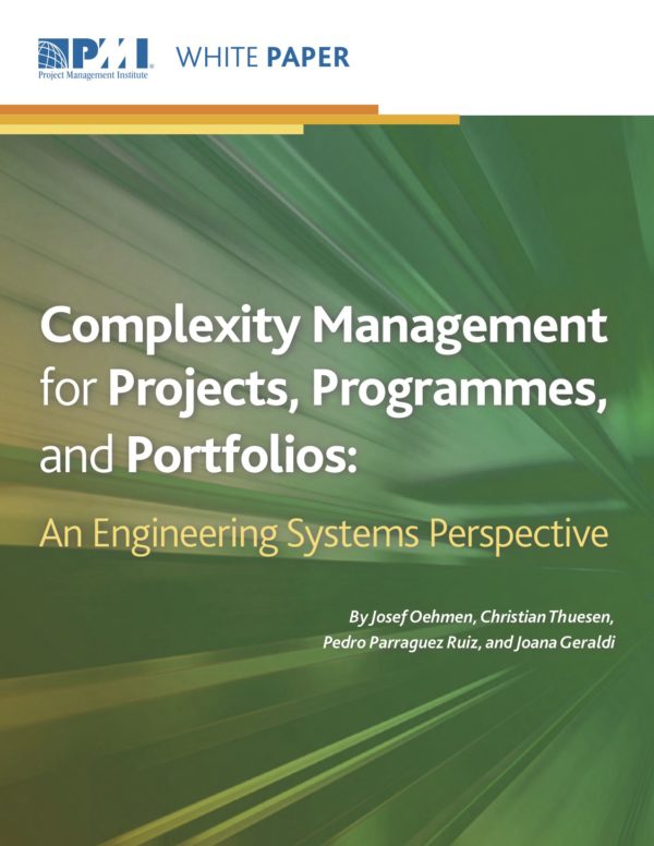 Complexity Management for Projects, Programmes, and Portfolios: An Engineering Systems Perspective