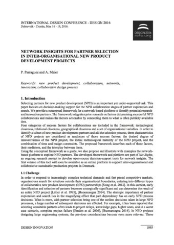 Network Insights for Partner Selection in Inter-organisational New Product Development Projects